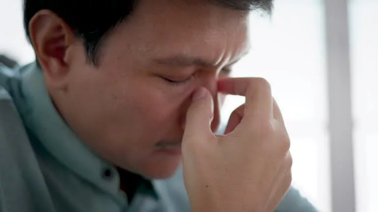 鼻塞示意圖